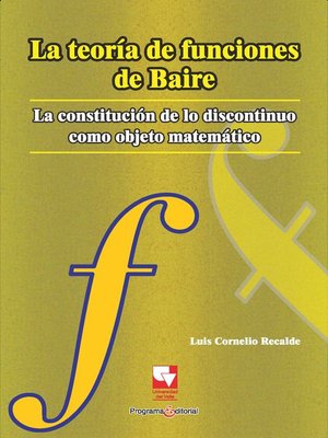 cover image of La teoría de funciones de Baire